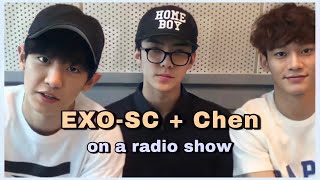 funny EXO interview (exo-sc & chen)