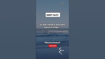A real friend is one who walks in when... #shorts #psychologyfacts #subscribe