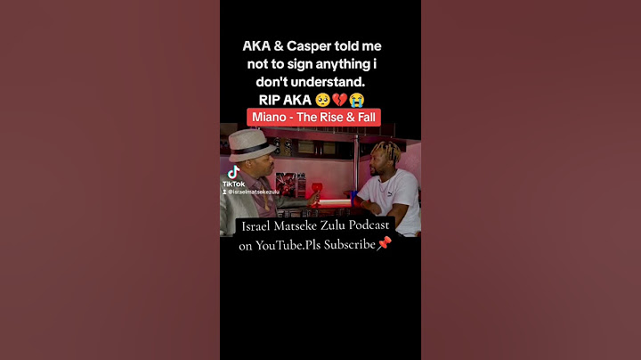 AKA & Casper taught me a Lot. RIP AKA 🙏🏽🙏🏽🙏🏽