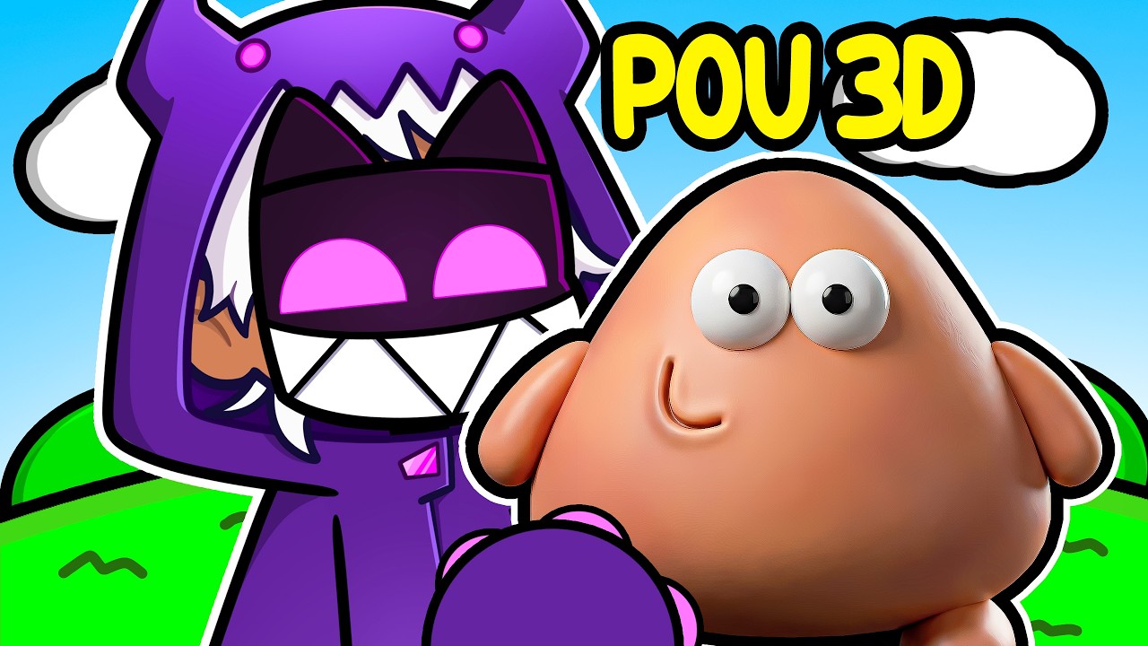 Pou 3D… e eu CUIDEI dele