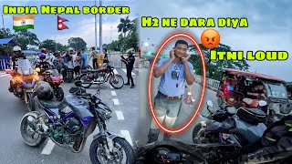 INDIA ?? NEPAL??Border par Ninja H2 ne Custom walo ko dara diya ? or sabko vhi rok diya ?