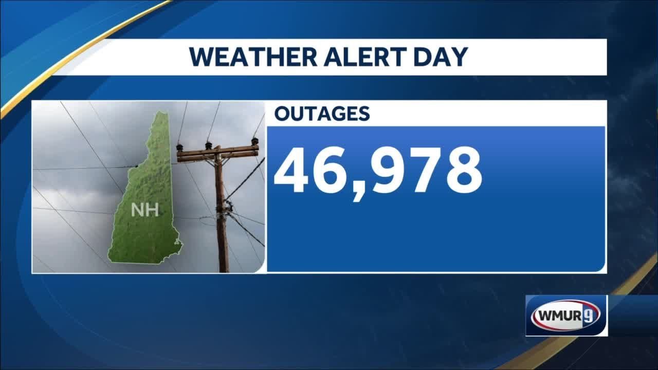 Power outages climbing in New Hampshire as winds pick up YouTube