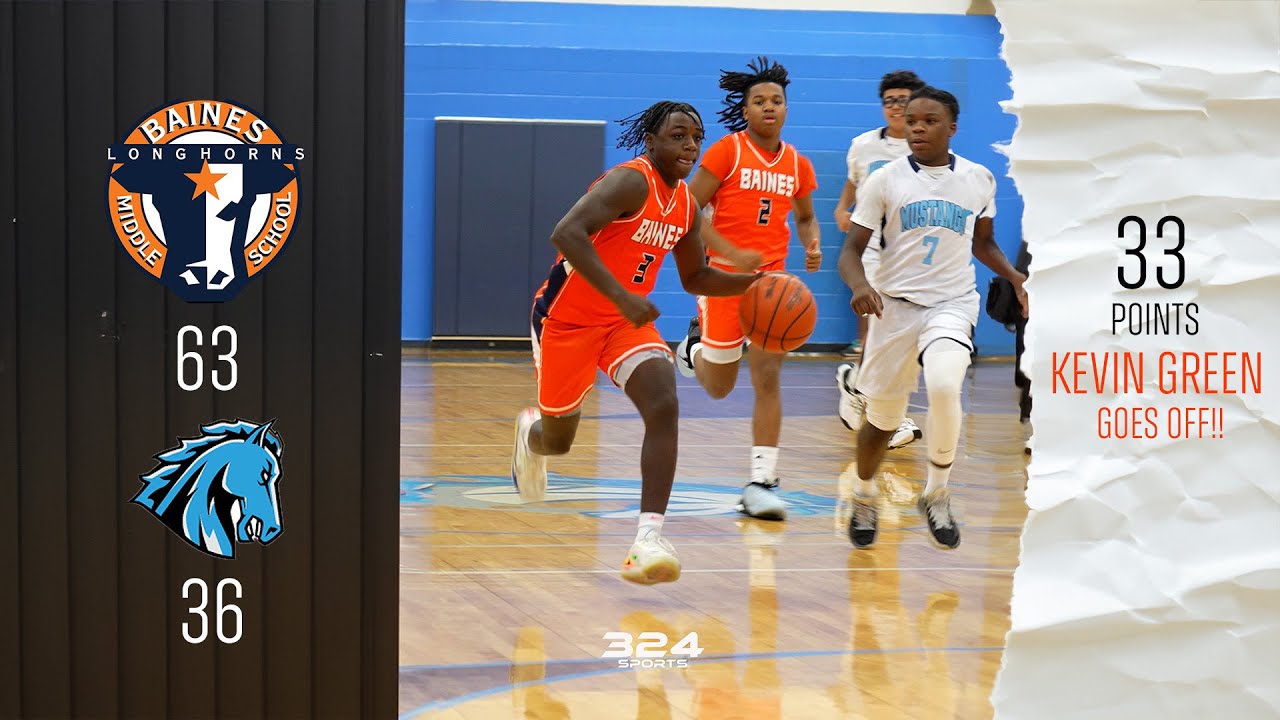 Baines MS vs Lake Olympia MS 8A Full Game Highlights - YouTube