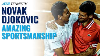 Novak Djokovic: Amazing Sportsmanship Moments!
