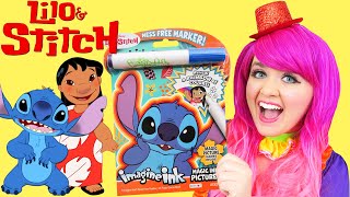 Coloring Lilo & Stitch Magic Reveal Ink Coloring Book | Imagine Ink Marker