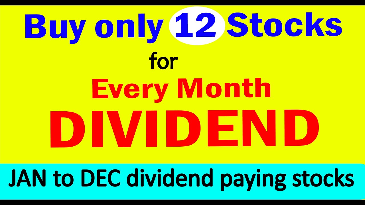 This Month High Dividend Stocks This Month High Dividend Stocks