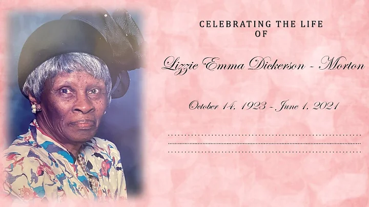 Lizzie Emma Dickerson - Morton - Funeral Service