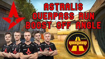 Astralis Overpass Run Boost Off Angle vs Team Liquid (CS:GO Tricks)