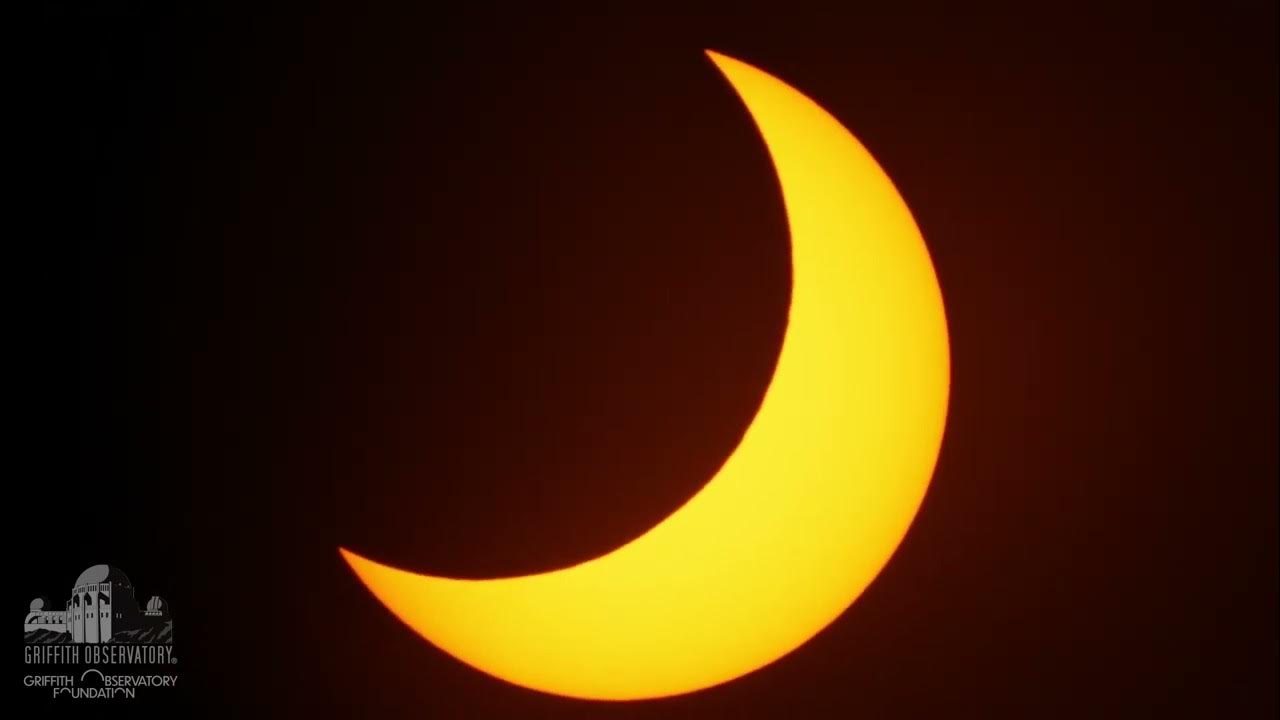 PARTIAL SOLAR ECLIPSE ONE MINUTE TIME LAPSE OCTOBER 14, 2023