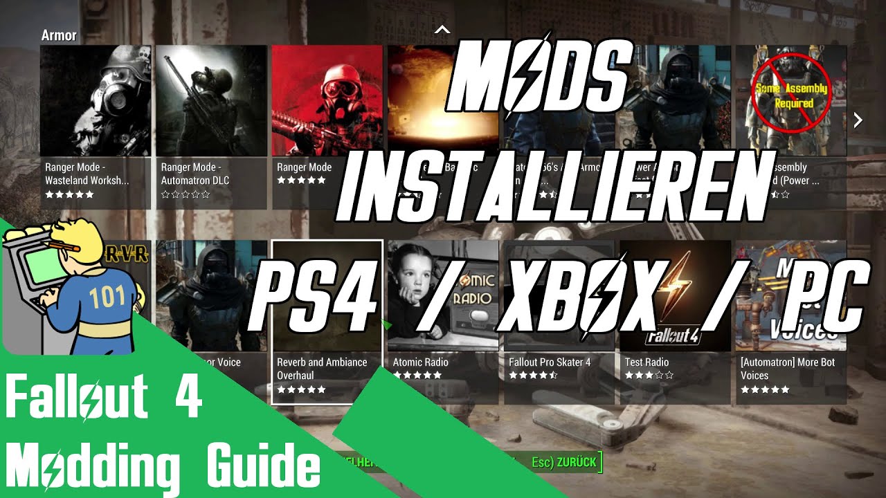 fallout 4 mods pc installieren fallout 4 mods pc installieren