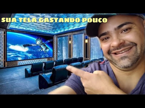 Vídeo: Como Fazer Sua Própria Tela De Projetor