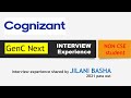Cognizant GenC Next Interview experience 2021 passout