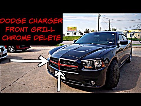 Dodge Charger gets Grill Wrapped + Chevrolet Silverado Front & Back
