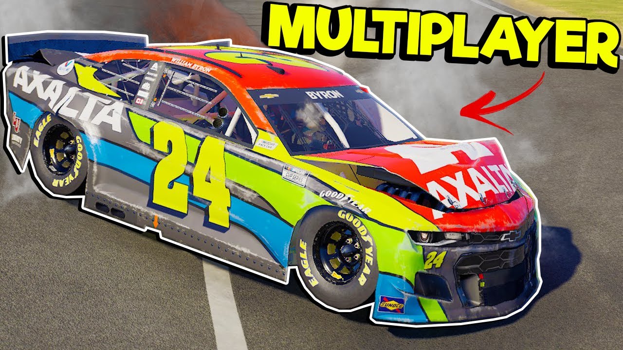 Getting Crashed in Online Lobbies is FUN?! (NASCAR 21 Ignition Multiplayer)