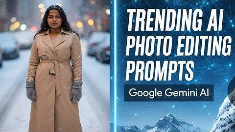 Trending AI Photo Editing Prompts | Google Gemini AI Winter Photo Styles Malayalam 