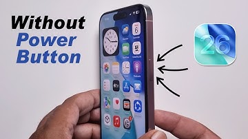 iOS 26 : How to Lock/Unlock iPhone Without Power Button