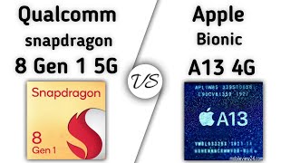 Snapdragon 8 Gen 1 vs APPLE A13 Bionic | what's a better for Flagship Gaming EXPERIENCE ?