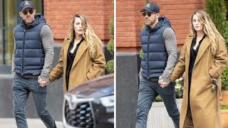 Ryan Reynolds and Blake Lively walk hand in hand after welcoming their FOURTH child