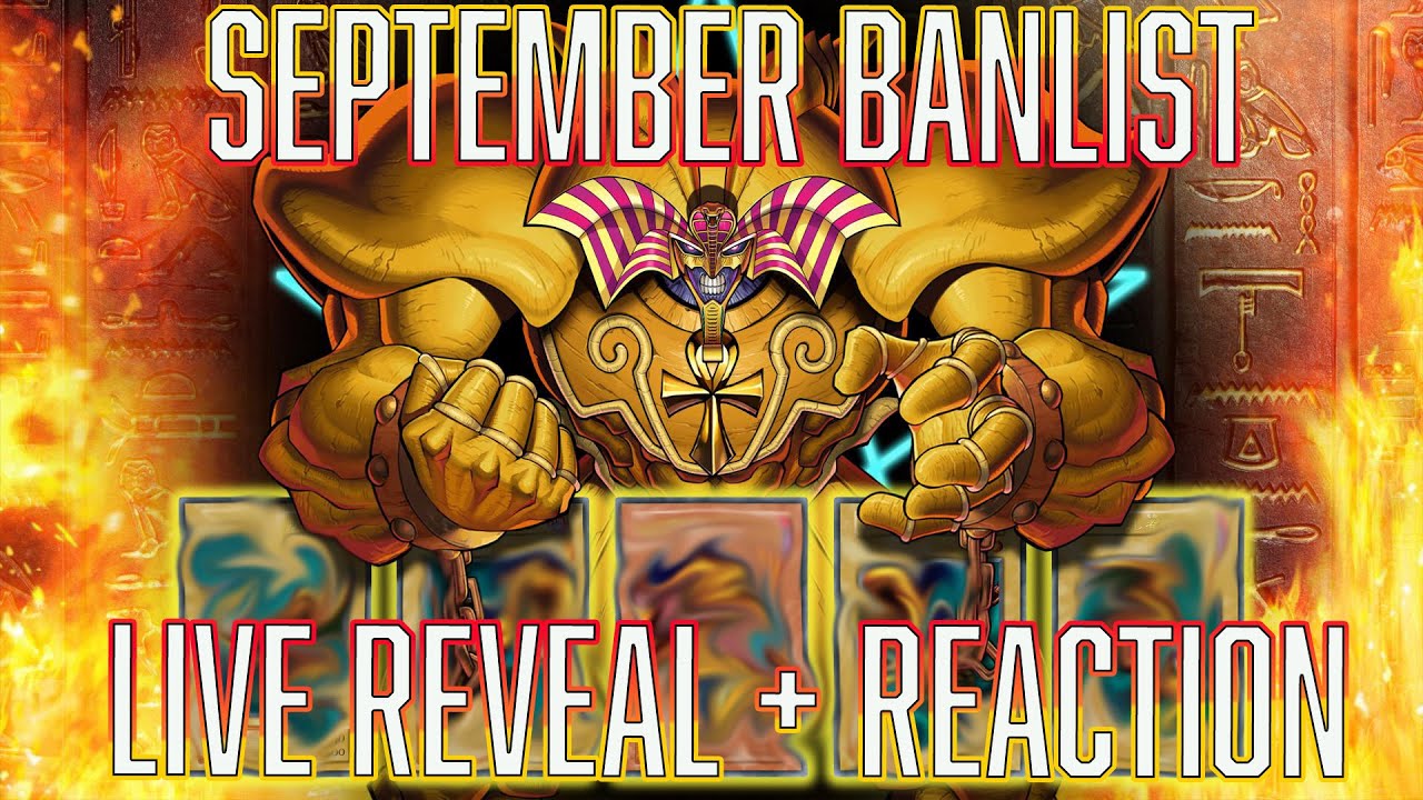 YUGIOH BANLIST Live Reaction September 2024 YouTube