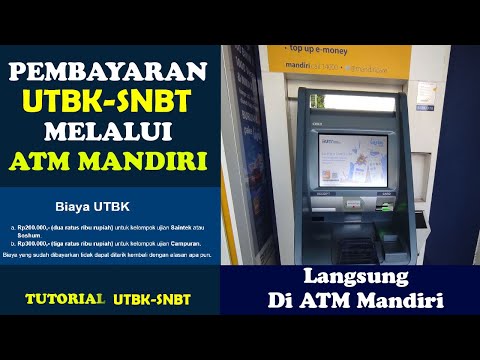 Cara Pembayaran UTBK-SNBT Melalui ATM Mandiri 2024