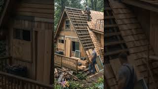 🎬 Luxury Jungle A-Frame Transformation | From Hidden Cabin to Dream Retreat US usa