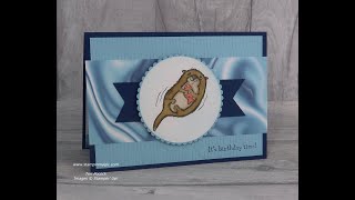 Awesome Otters - Masculine Birthday Card