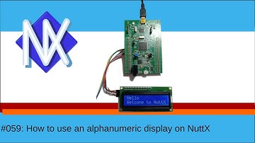 #059: How to use an alphanumeric display on NuttX