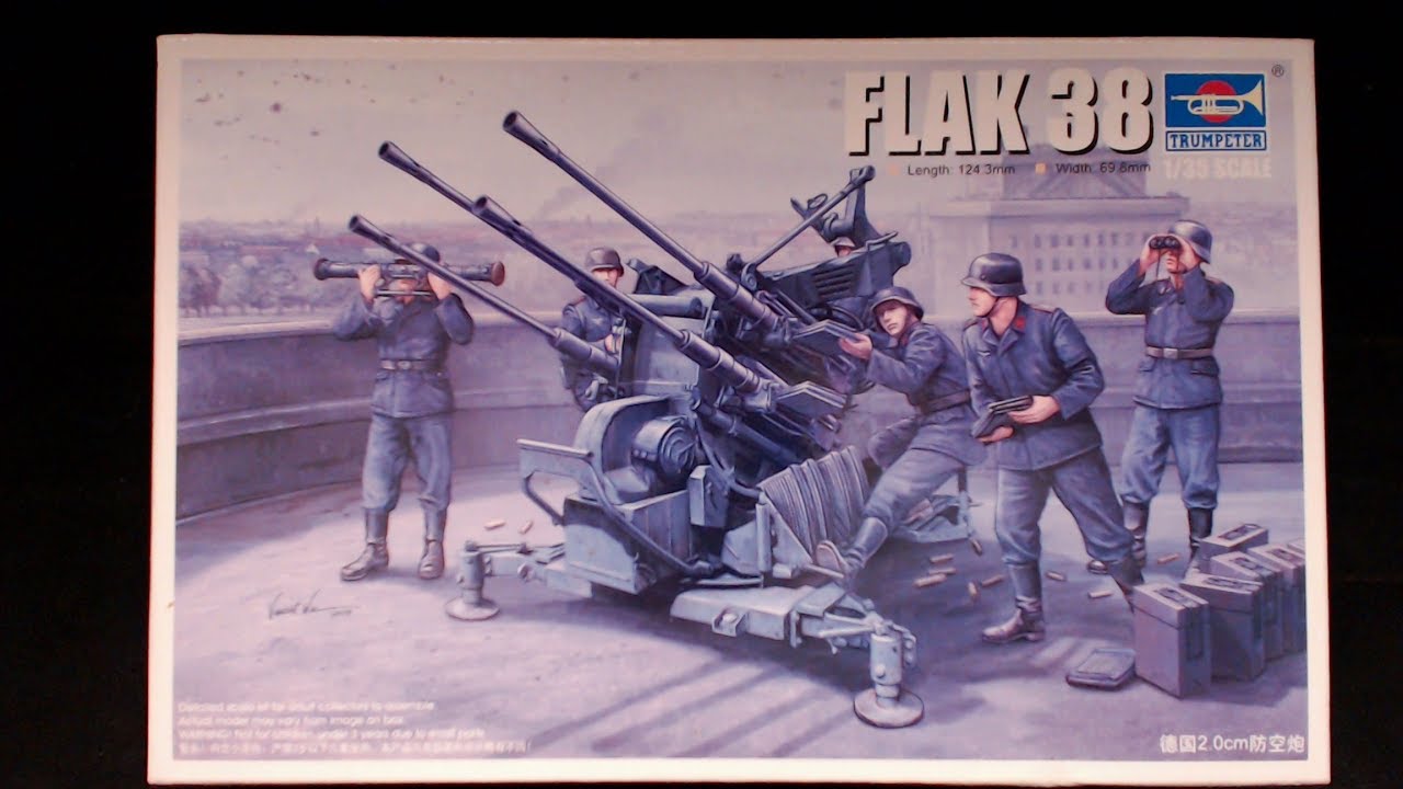 Trumpeter Flak 38 In 1 35 Scale Youtube