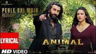 Animal : Pehle Bhi Main full Audio  song || Hindi song  ||