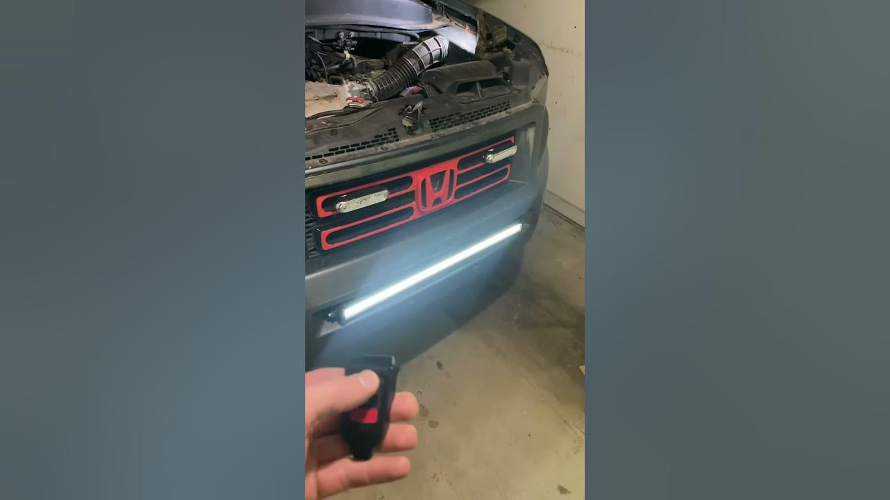How to install Light bar ‘08 Gen 1 Honda Ridgeline YouTube