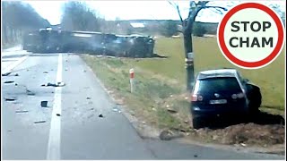 Osobówka staranowała ciężarówkę  - Wypadek na DK92  #907 Wasze Filmy
