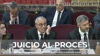 La tensa discusión entre Marchena y los abogados de la defensa en la declaración de Roger Torrent