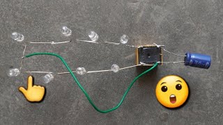 How to make simple led flasher without ic | How to make simple Police light flasher | Disco light