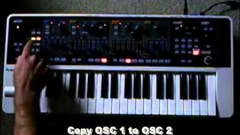 Tutorial Piano Patch on Roland GAIA SH-01