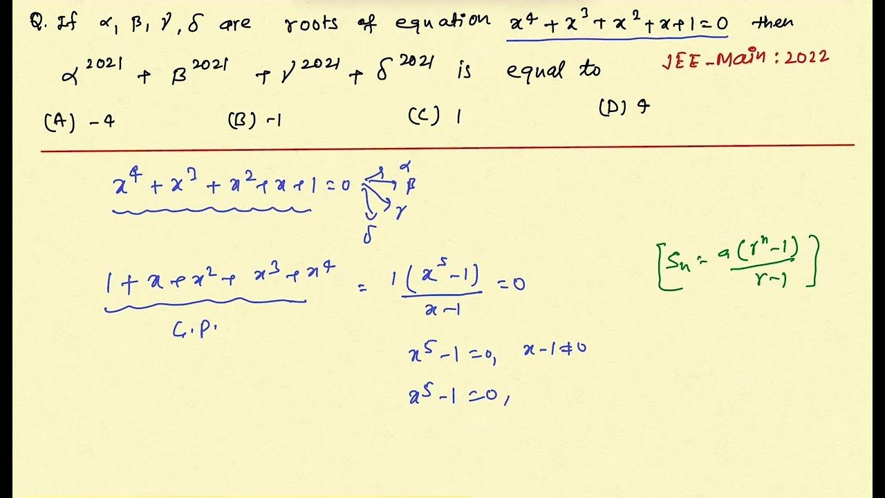 if-alpha-beta-gamma-delta-are-roots-of-equation-x-4-x-3-x-2-x-1-0-then