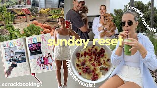 vlog: reset my life with me! scrapbooking, apartment clean, meals I’m loving