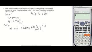 Astronaut's Weight on the Moon: Spring Scale vs. Beam Scale | Problem 4
