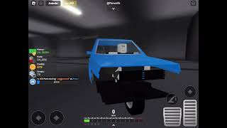 Roblox | Car Crushers 2 | Reliant Robin Mk1 Top Speed & Crash Test (Old)