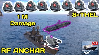 Modern Warships Rf Anchar With Thel Laser | Sahi-209 Cannon | Scalp Naval Missile In Action Gameplay