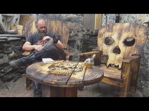 diy-sugar-skull-table---cable-spool-reel-projects