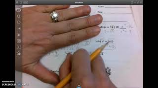 9.1/9.2 Roots and Rational Exponents Notes Video #1