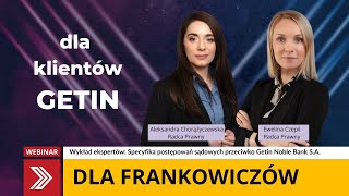 FRANKOWICZE GETIN NOBLE BANK S.A. | Najważniejsze informacje