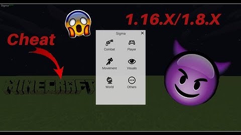 CHEAT MINECRAFT 1.16.X ; 1.8.X (GHOST CLIENT)