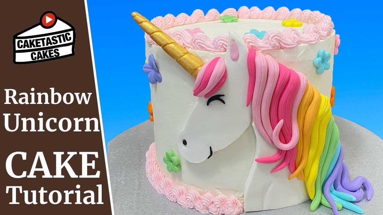 2 Tier Unicorn Rainbow Cake – Smoor-sonthuy.vn