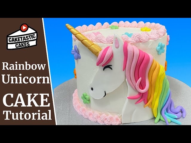 Details 77+ unicorn mirror glaze cake latest - awesomeenglish.edu.vn