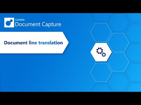 Document line translation
