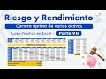 Riesgo y Rendimiento. Parte VII. Cartera óptima de varios activos. Caso práctico en Excel