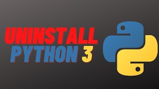 how to uninstall python 3 from windows 10