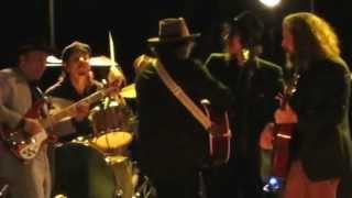 Video thumbnail of "THE WEIGHT - Bob Dylan, Jeff Tweedy, Jim James, Peter Wolf - Americanarama - Hoboken, NJ 07/26/13"