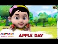 An apple a day  2d animation nursery rhymes for children